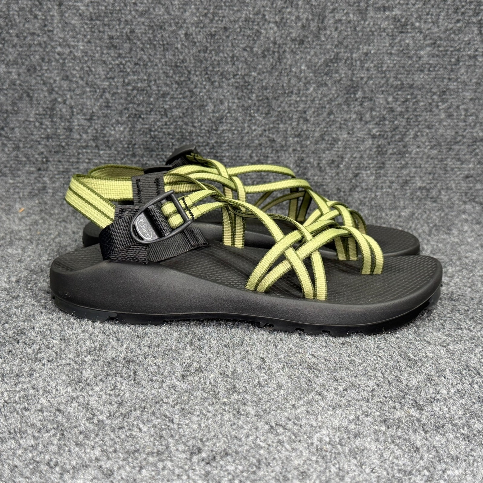Chaco Zx/2 Classic Sandals Women's 11 Green Black Athletic Hiking Outdoor Sport